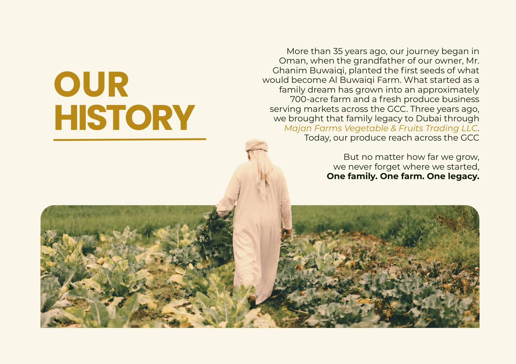 Our history